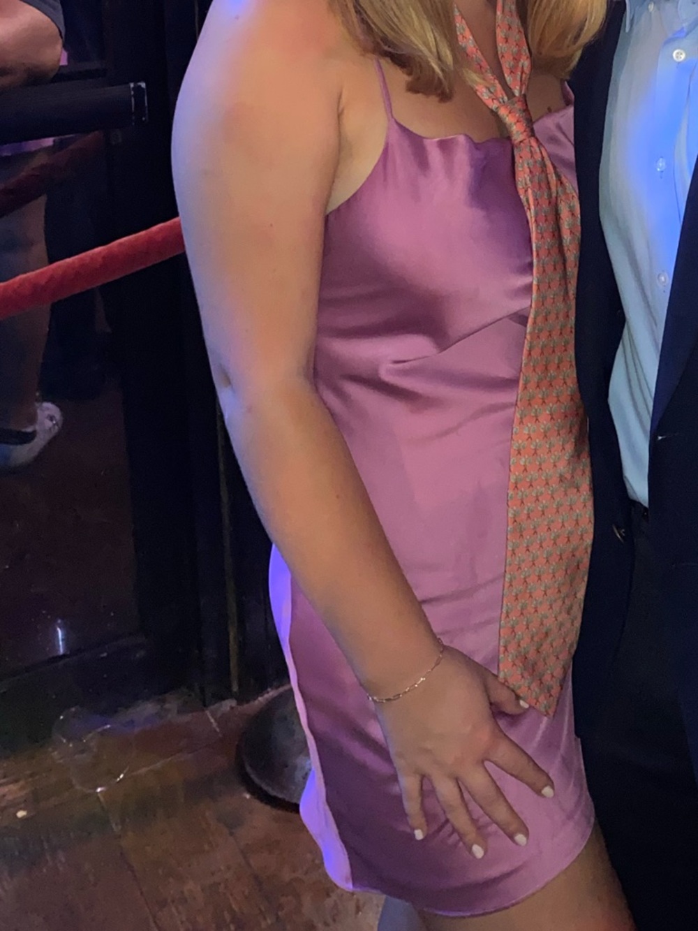 Satin Lilac Slip Dress